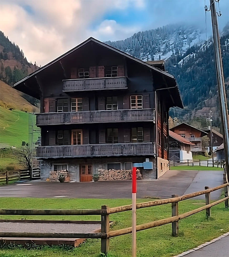 Vue du Chalet Edelweiss